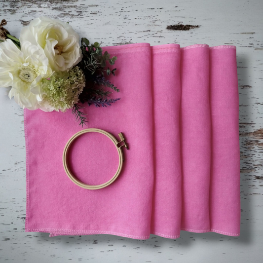 *ファンダンゴピンク*  Fandango Pink  32ct  32×47cm  12.5×18.5in.