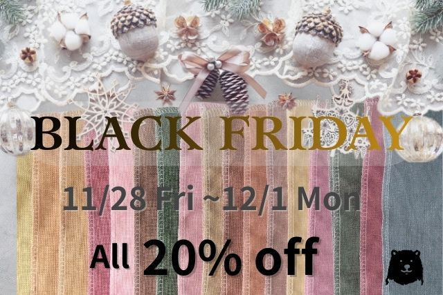 ブラックフライデー セールのお知らせ✨
