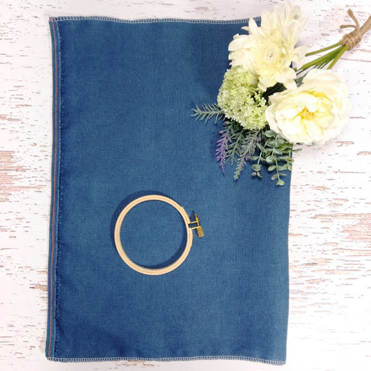 *インディゴ* Indigo 36ct  18×25.5in.  46×65cm