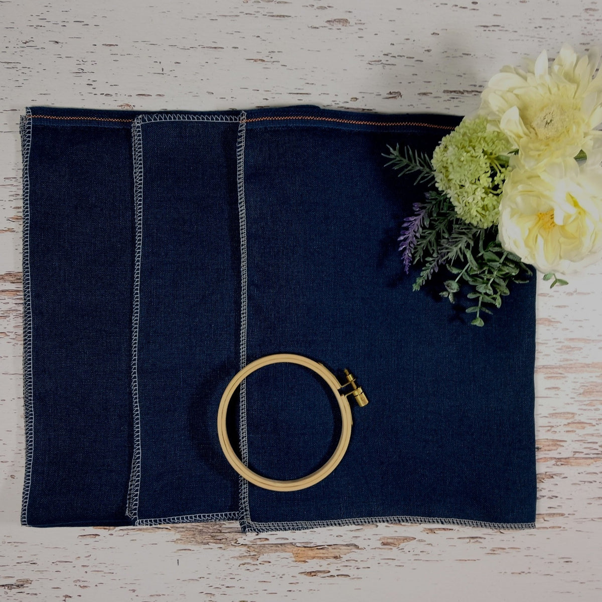 *ネイビー* Navy 32ct 19×25in. 48×64cm